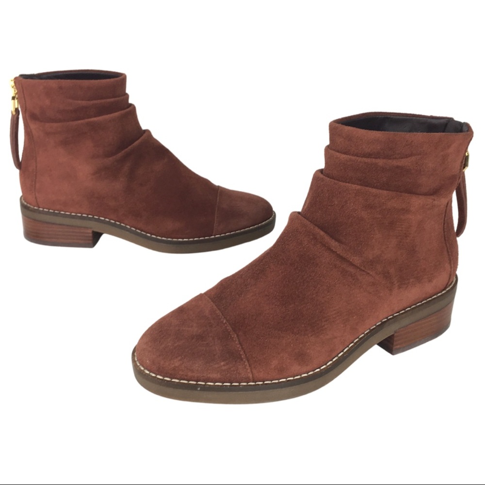 Cole Haan Riona Suede Slouch Booties